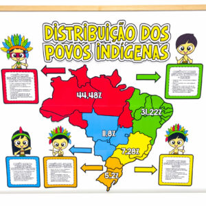 Painel Distribuição dos Povos Indígenas no Brasil