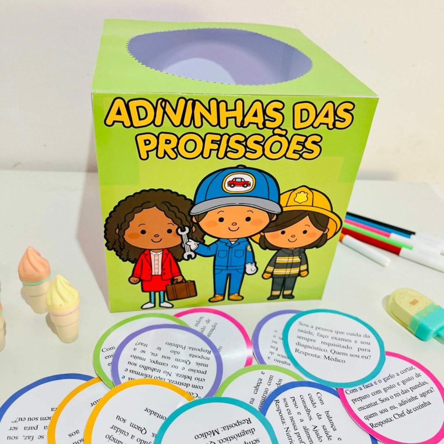 Adivinhas das Profissões - Dia do Trabalho - Pedagogia de Ideias Adivinhas das Profissões - Dia do Trabalho