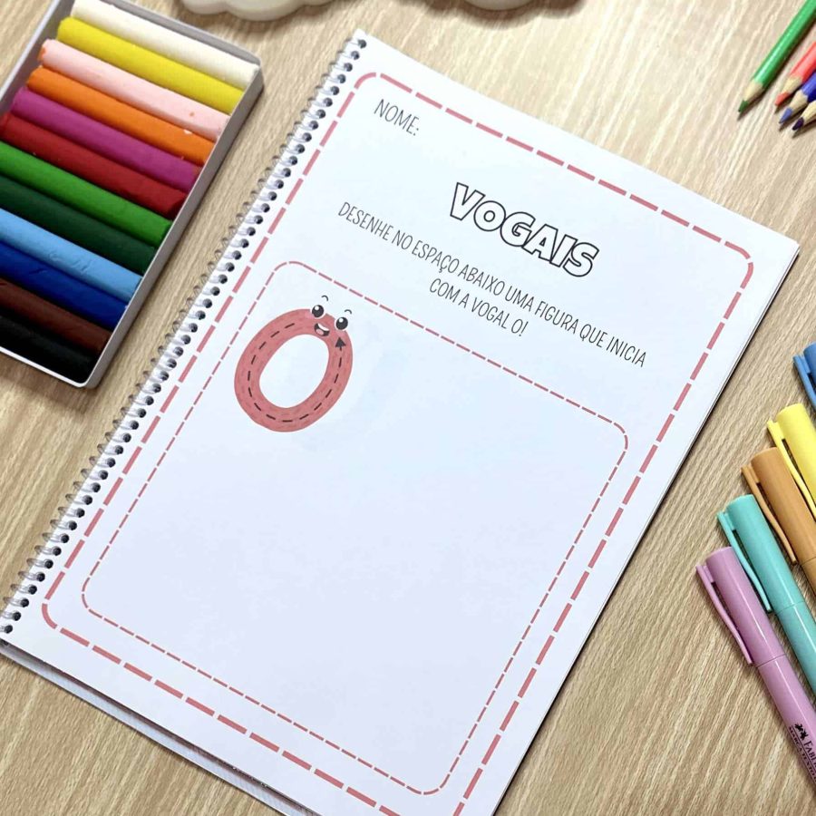 Apostila - Conhecendo as Vogais - Alfabetização - Pedagogia de Ideias Apostila - Conhecendo as Vogais - Alfabetização