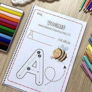 Apostila - Conhecendo as Vogais - Alfabetização - Pedagogia de Ideias Apostila - Conhecendo as Vogais - Alfabetização