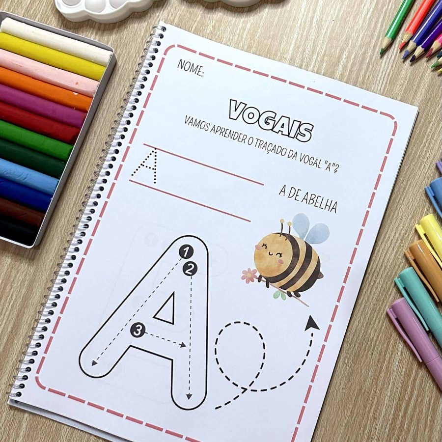 Apostila - Conhecendo as Vogais - Alfabetização - Pedagogia de Ideias Apostila - Conhecendo as Vogais - Alfabetização