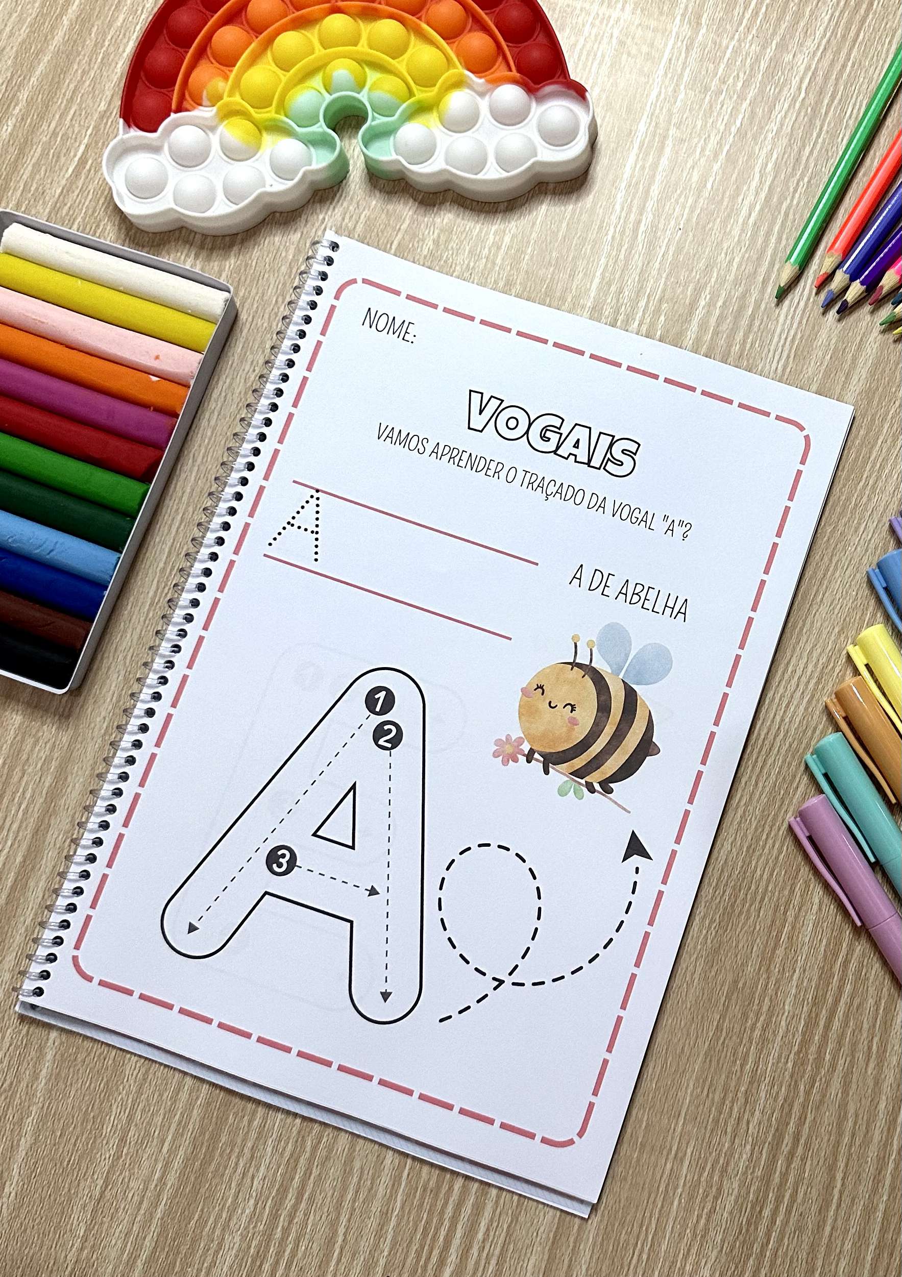 Apostila - Conhecendo as Vogais - Alfabetização - Pedagogia de Ideias Apostila - Conhecendo as Vogais - Alfabetização