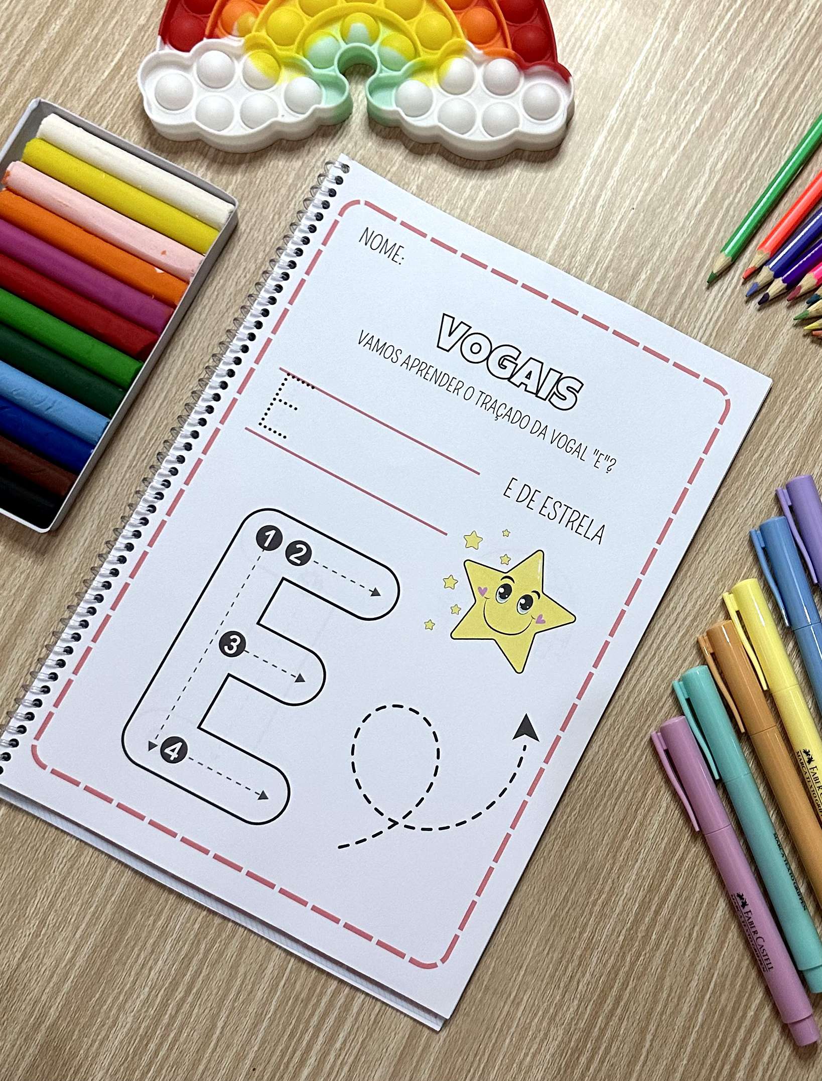 Apostila - Conhecendo as Vogais - Alfabetização - Pedagogia de Ideias Apostila - Conhecendo as Vogais - Alfabetização