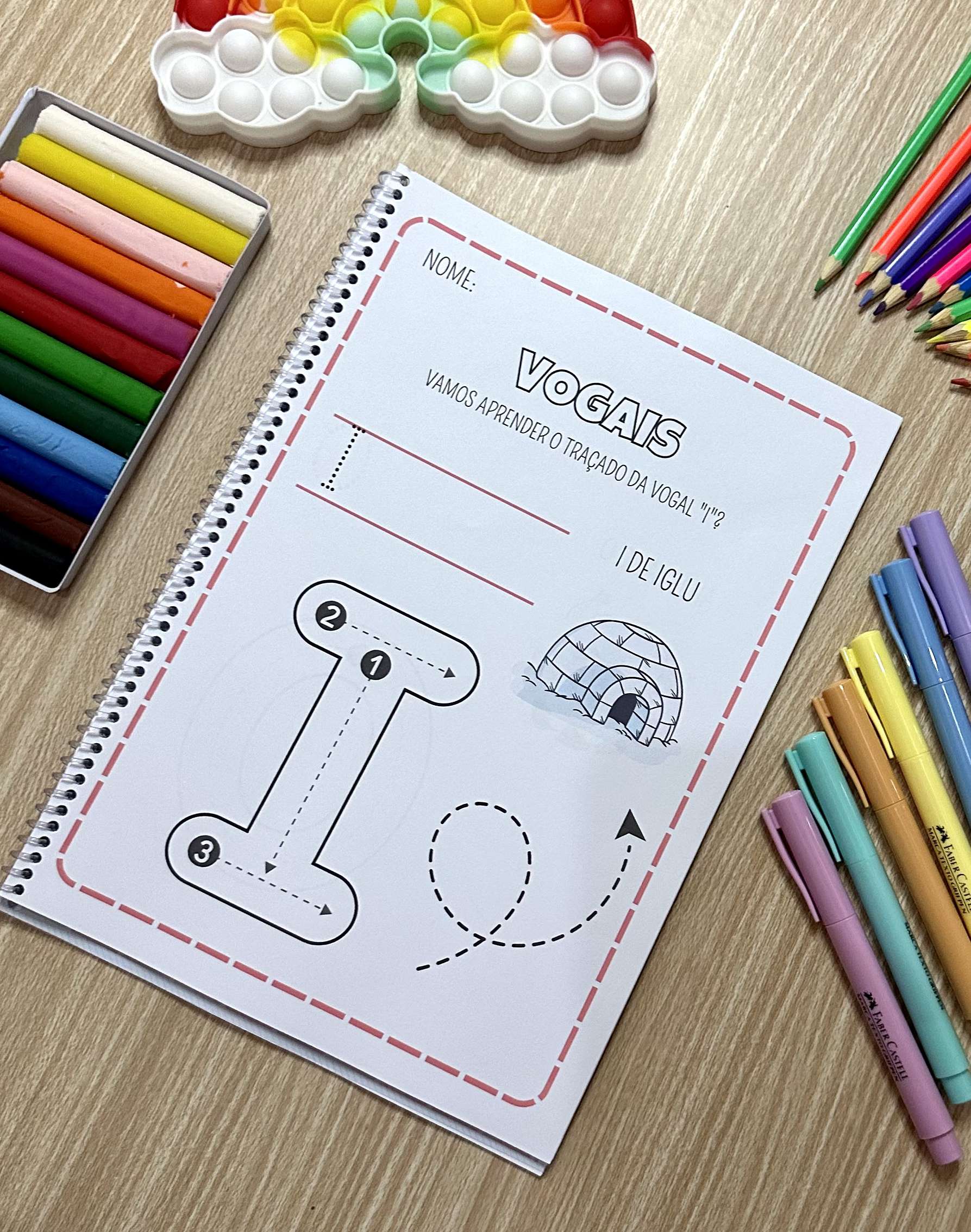 Apostila - Conhecendo as Vogais - Alfabetização - Pedagogia de Ideias Apostila - Conhecendo as Vogais - Alfabetização