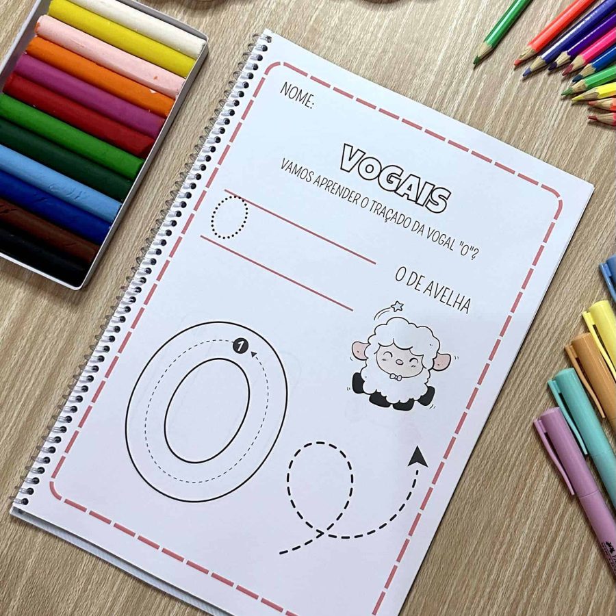 Apostila - Conhecendo as Vogais - Alfabetização - Pedagogia de Ideias Apostila - Conhecendo as Vogais - Alfabetização