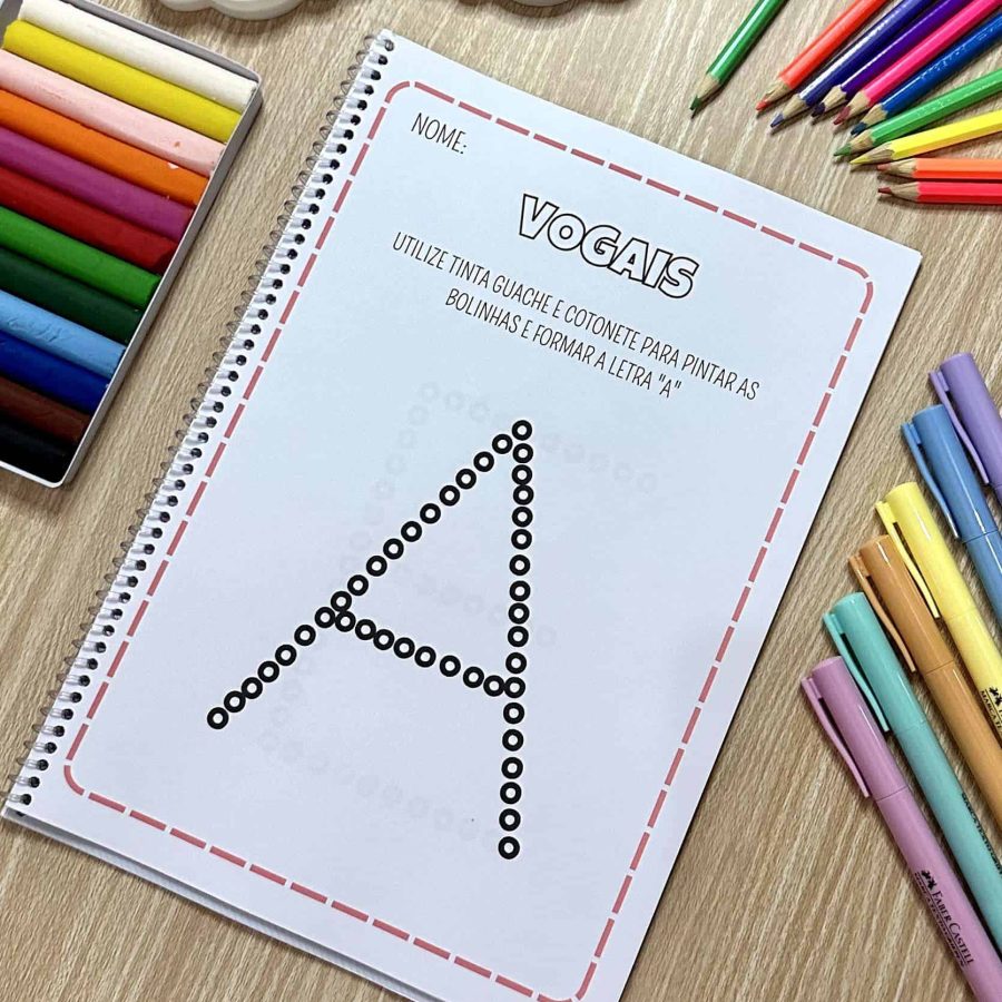 Apostila - Conhecendo as Vogais - Alfabetização - Pedagogia de Ideias Apostila - Conhecendo as Vogais - Alfabetização