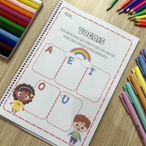 Apostila - Conhecendo as Vogais - Alfabetização - Pedagogia de Ideias Apostila - Conhecendo as Vogais - Alfabetização