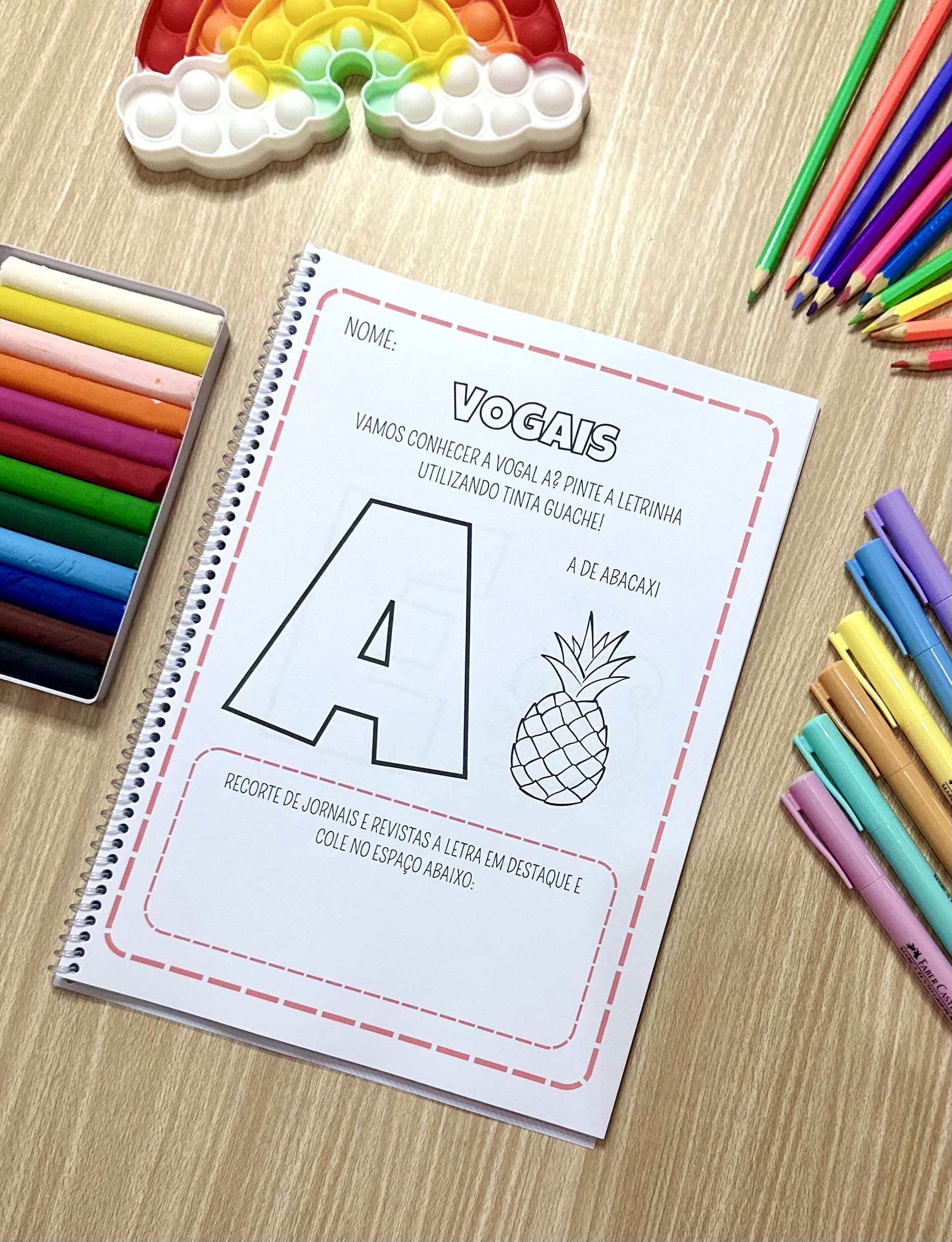 Apostila - Conhecendo as Vogais - Alfabetização - Pedagogia de Ideias Apostila - Conhecendo as Vogais - Alfabetização