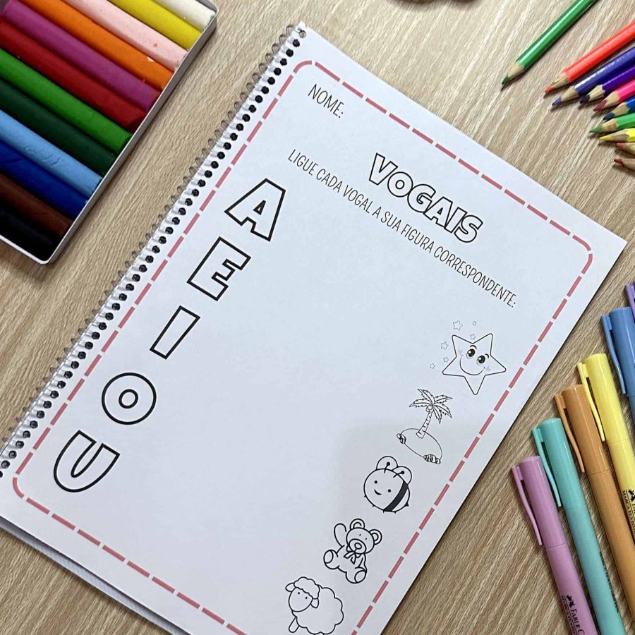 Apostila - Conhecendo as Vogais - Alfabetização - Pedagogia de Ideias Apostila - Conhecendo as Vogais - Alfabetização
