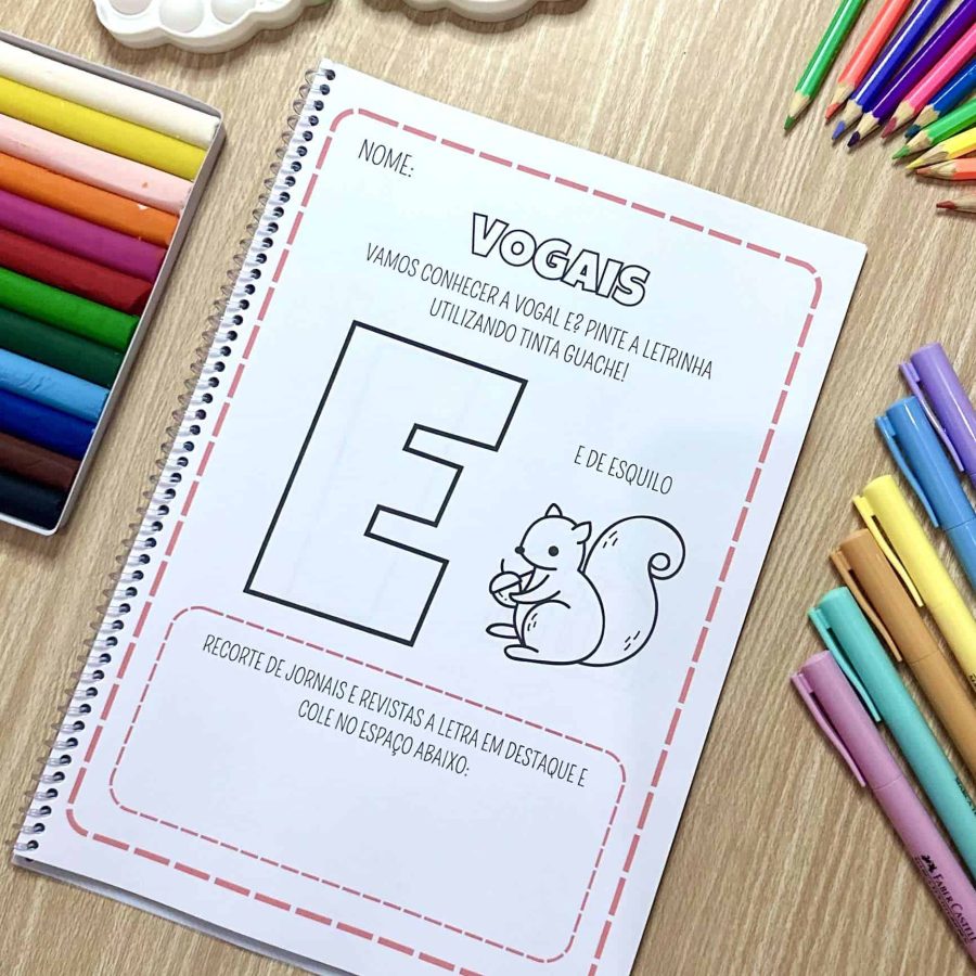 Apostila - Conhecendo as Vogais - Alfabetização - Pedagogia de Ideias Apostila - Conhecendo as Vogais - Alfabetização