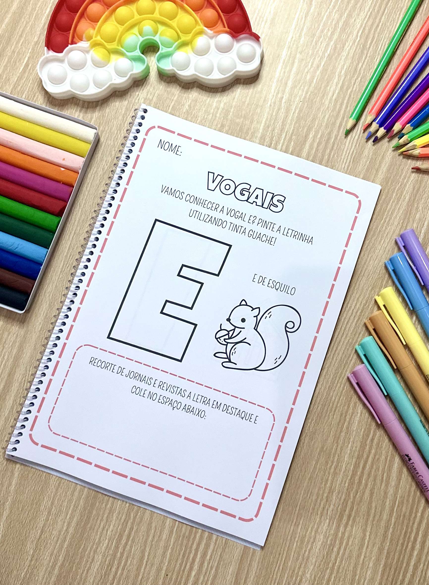 Apostila - Conhecendo as Vogais - Alfabetização - Pedagogia de Ideias Apostila - Conhecendo as Vogais - Alfabetização