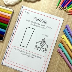 Apostila - Conhecendo as Vogais - Alfabetização