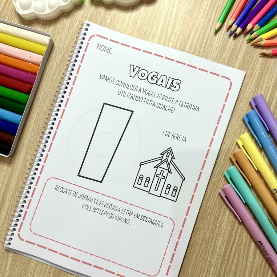 Apostila - Conhecendo as Vogais - Alfabetização - Pedagogia de Ideias Apostila - Conhecendo as Vogais - Alfabetização