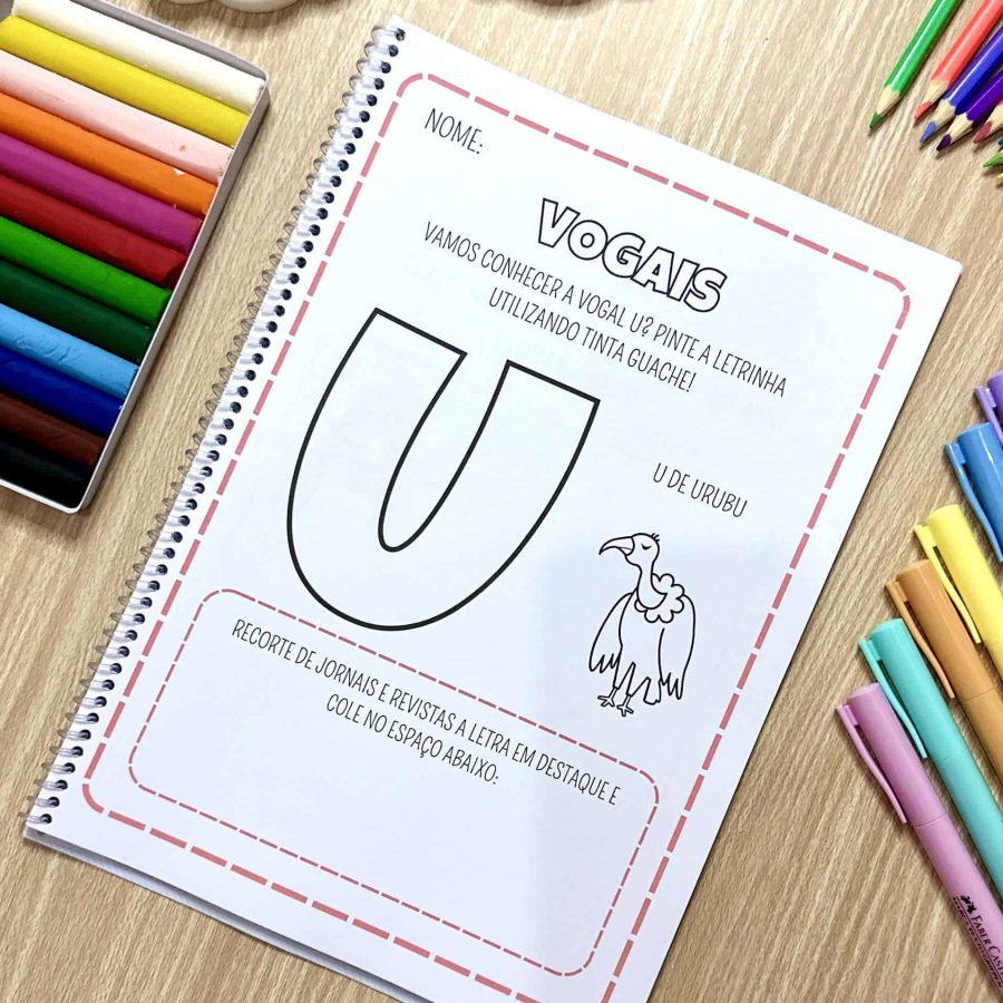 Apostila - Conhecendo as Vogais - Alfabetização - Pedagogia de Ideias Apostila - Conhecendo as Vogais - Alfabetização