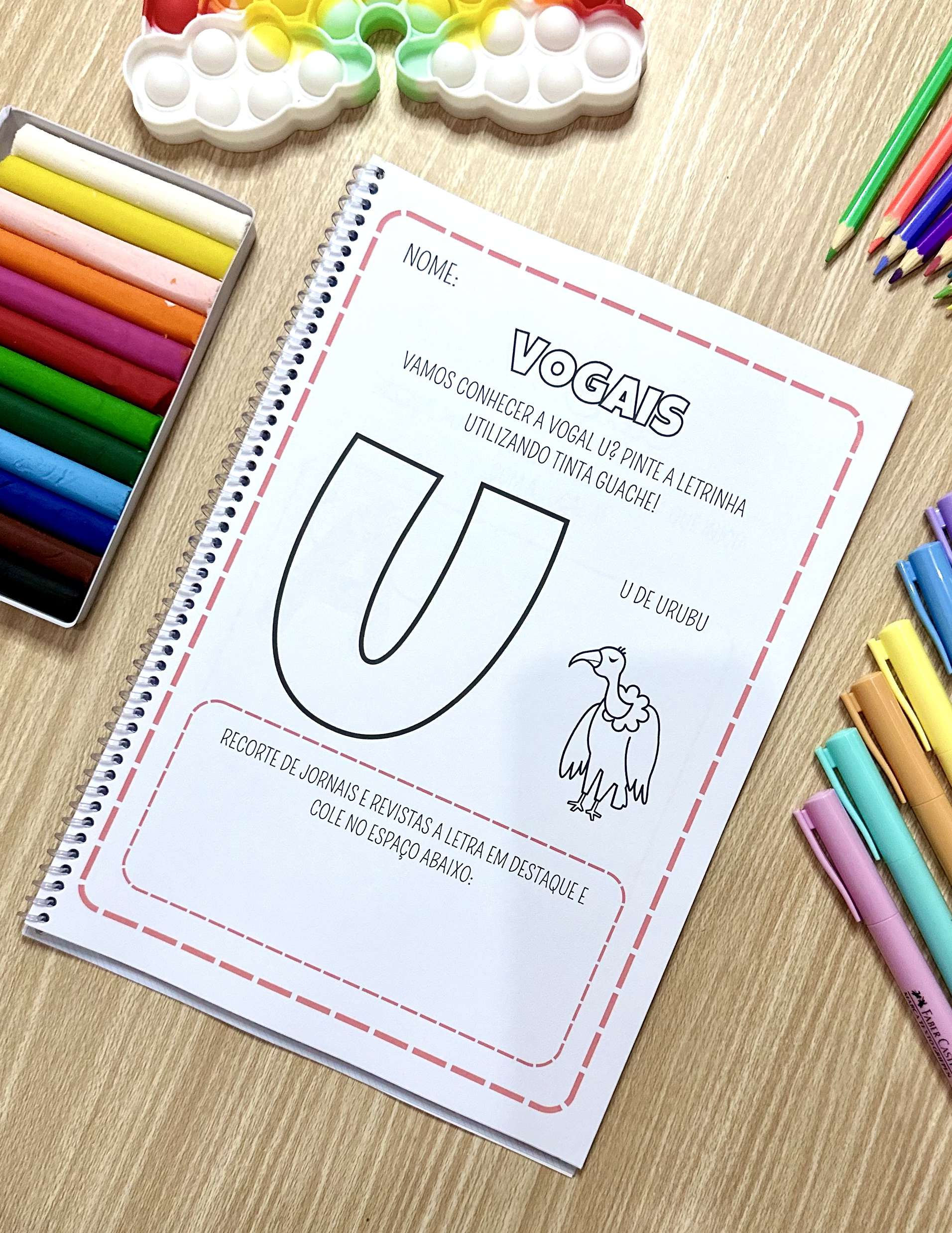Apostila - Conhecendo as Vogais - Alfabetização - Pedagogia de Ideias Apostila - Conhecendo as Vogais - Alfabetização