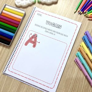 Apostila - Conhecendo as Vogais - Alfabetização - Pedagogia de Ideias Apostila - Conhecendo as Vogais - Alfabetização