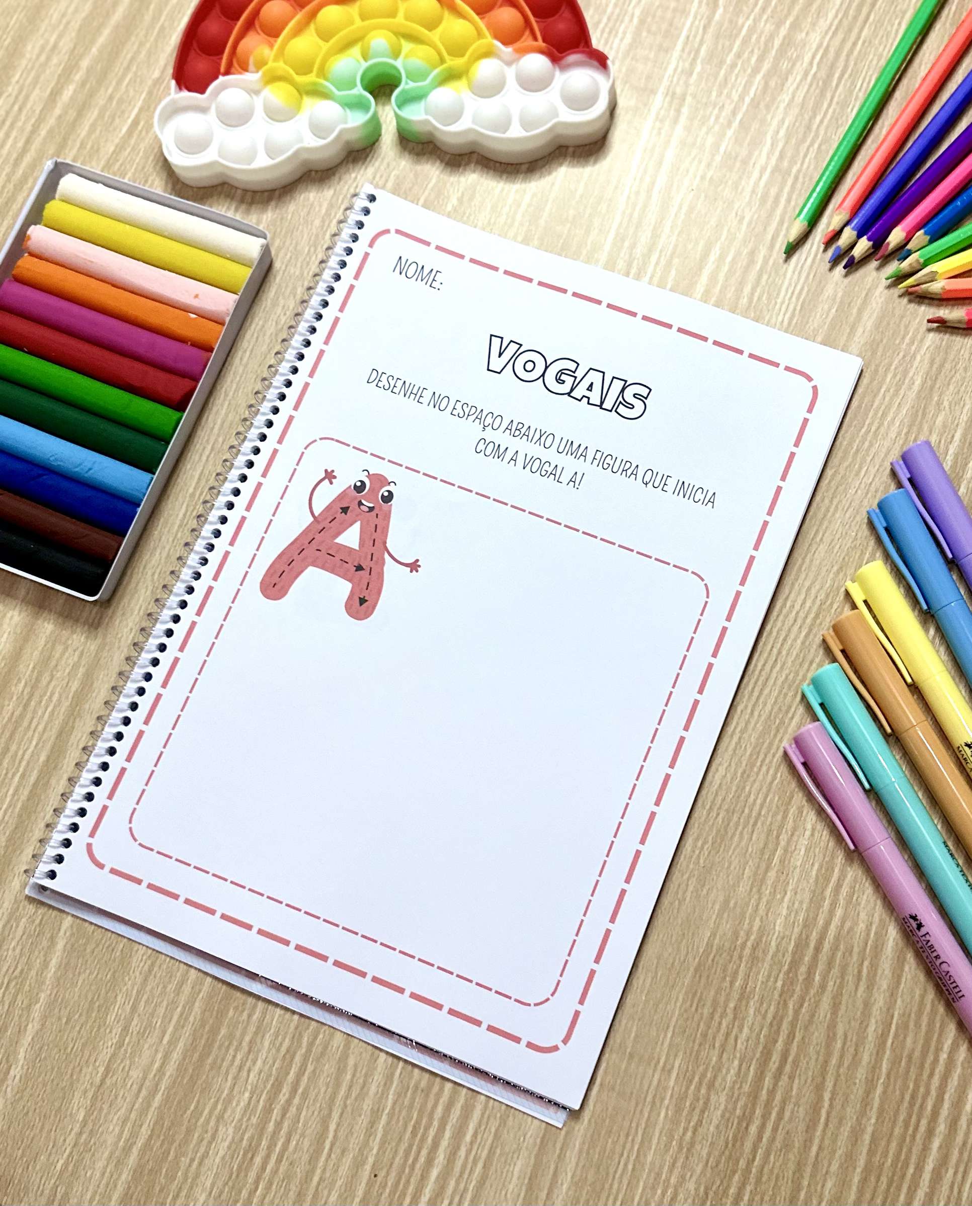 Apostila - Conhecendo as Vogais - Alfabetização - Pedagogia de Ideias Apostila - Conhecendo as Vogais - Alfabetização