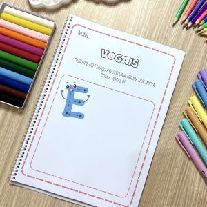 Apostila - Conhecendo as Vogais - Alfabetização - Pedagogia de Ideias Apostila - Conhecendo as Vogais - Alfabetização