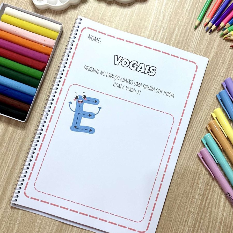 Apostila - Conhecendo as Vogais - Alfabetização - Pedagogia de Ideias Apostila - Conhecendo as Vogais - Alfabetização