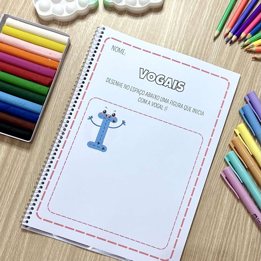 Apostila - Conhecendo as Vogais - Alfabetização - Pedagogia de Ideias Apostila - Conhecendo as Vogais - Alfabetização