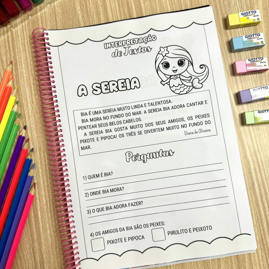 Apostila Interpretação de Textos - Alfabetização - Pedagogia de Ideias Apostila Interpretação de Textos - Alfabetização