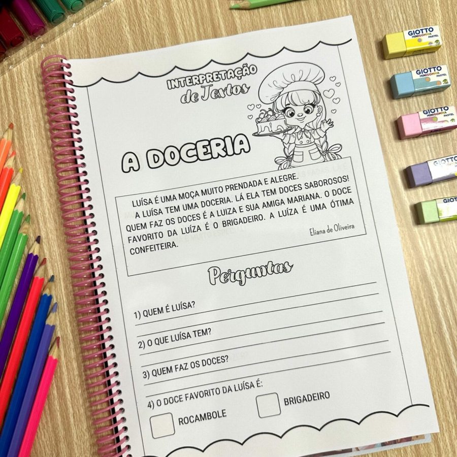 Apostila Interpretação de Textos - Alfabetização - Pedagogia de Ideias Apostila Interpretação de Textos - Alfabetização