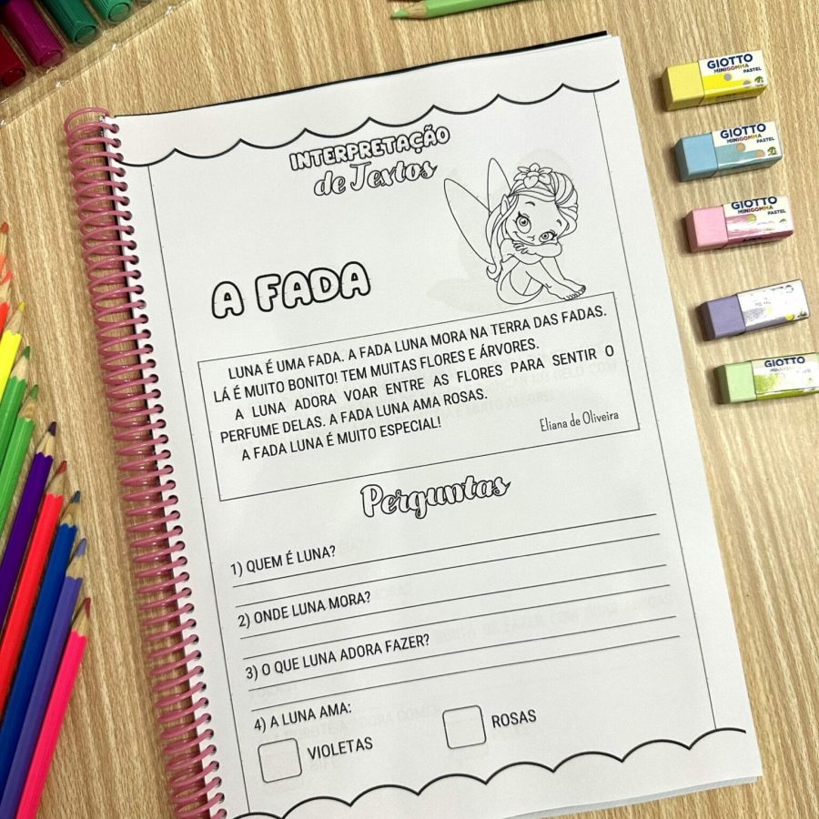 Apostila Interpretação de Textos - Alfabetização - Pedagogia de Ideias Apostila Interpretação de Textos - Alfabetização
