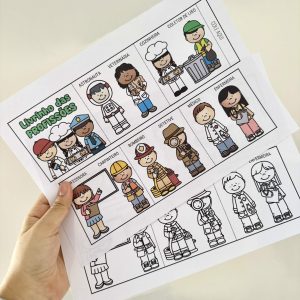 Atividade e Livrinho das Profissões - Dia do Trabalho - Pedagogia de Ideias Atividade e Livrinho das Profissões - Dia do Trabalho