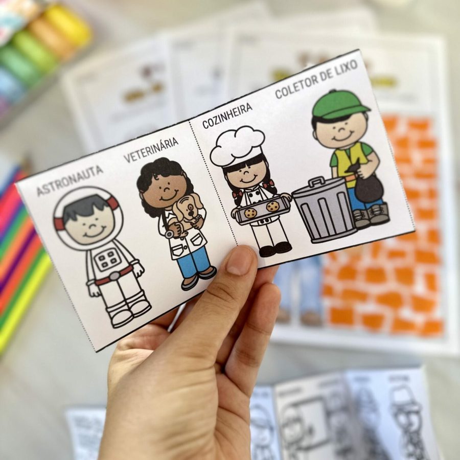Atividade e Livrinho das Profissões - Dia do Trabalho - Pedagogia de Ideias Atividade e Livrinho das Profissões - Dia do Trabalho