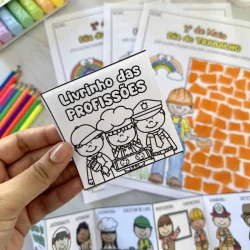 LIVRINHO das PROFISSÕES para atividades educativas infantis.