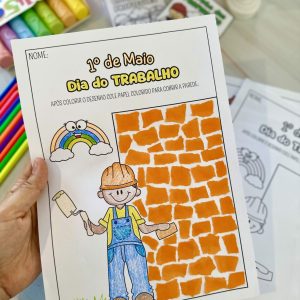Atividade e Livrinho das Profissões - Dia do Trabalho