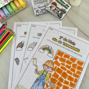 Atividade e Livrinho das Profissões - Dia do Trabalho
