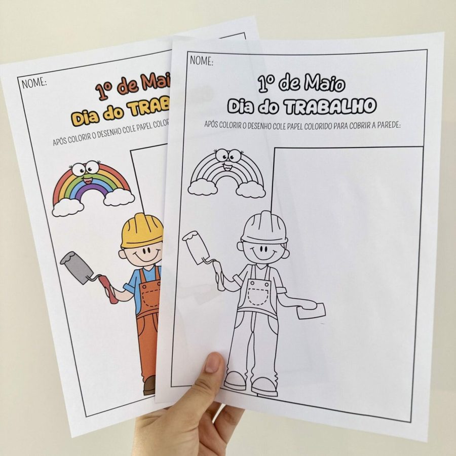 Atividade e Livrinho das Profissões - Dia do Trabalho - Pedagogia de Ideias Atividade e Livrinho das Profissões - Dia do Trabalho