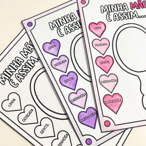 Atividade - Espelho Minha Mãe é Assim - Dia das Mães - Pedagogia de Ideias Atividade - Espelho Minha Mãe é Assim - Dia das Mães