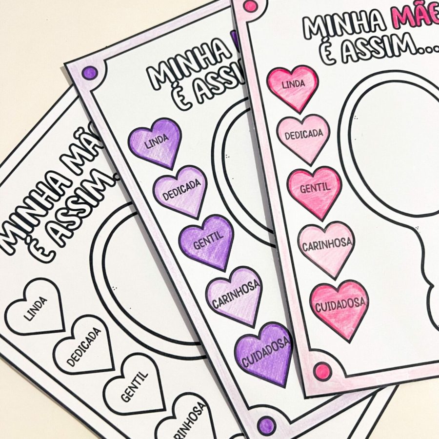 Atividade - Espelho Minha Mãe é Assim - Dia das Mães - Pedagogia de Ideias Atividade - Espelho Minha Mãe é Assim - Dia das Mães