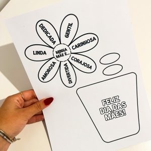 Atividade - Vaso Florido da Mamãe - Dia das Mães - Pedagogia de Ideias Atividade - Vaso Florido da Mamãe - Dia das Mães