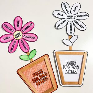 Atividade - Vaso Florido da Mamãe - Dia das Mães - Pedagogia de Ideias Atividade - Vaso Florido da Mamãe - Dia das Mães