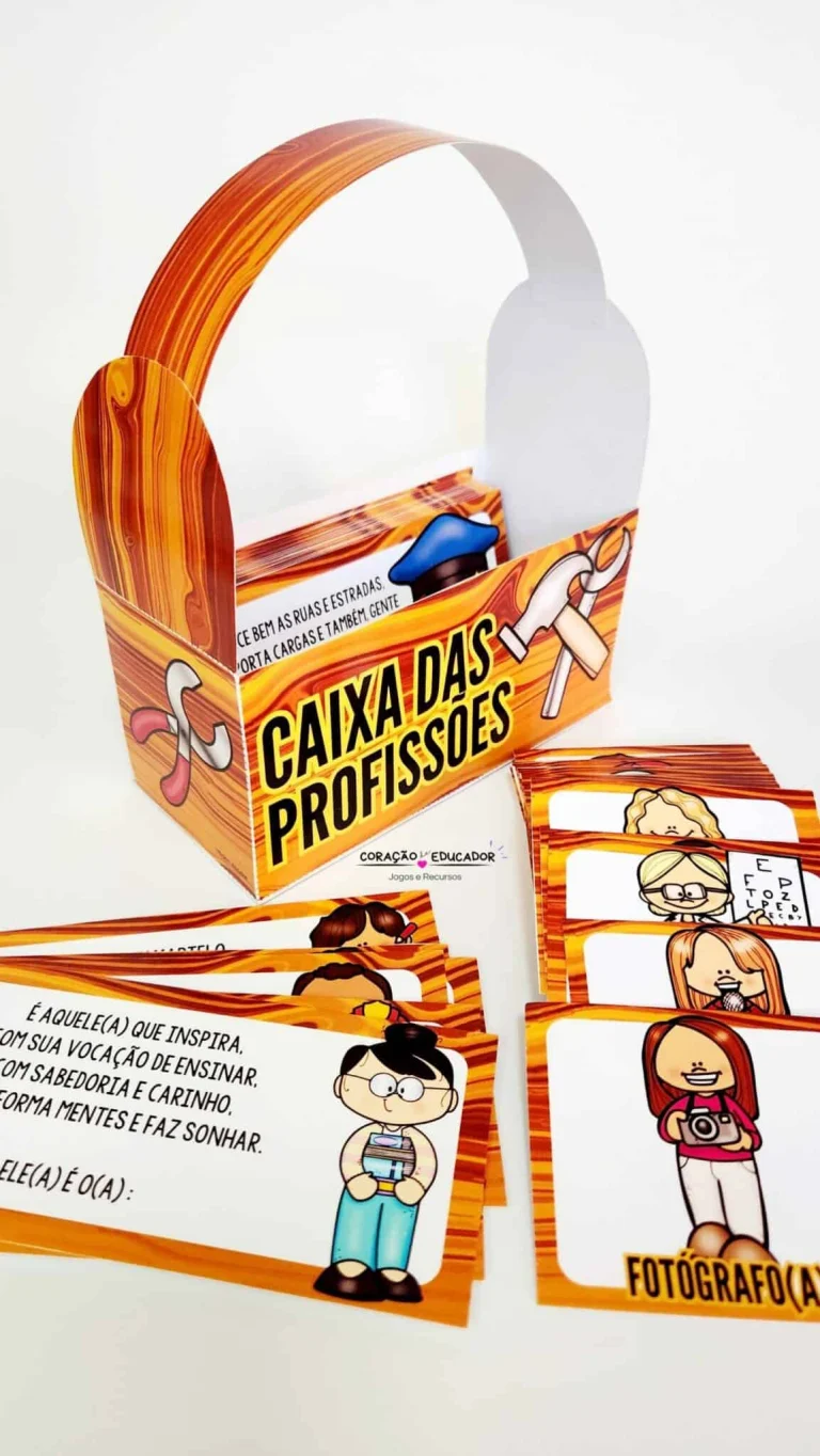 Caixa das Profissões com 92 Cartões — foto 9