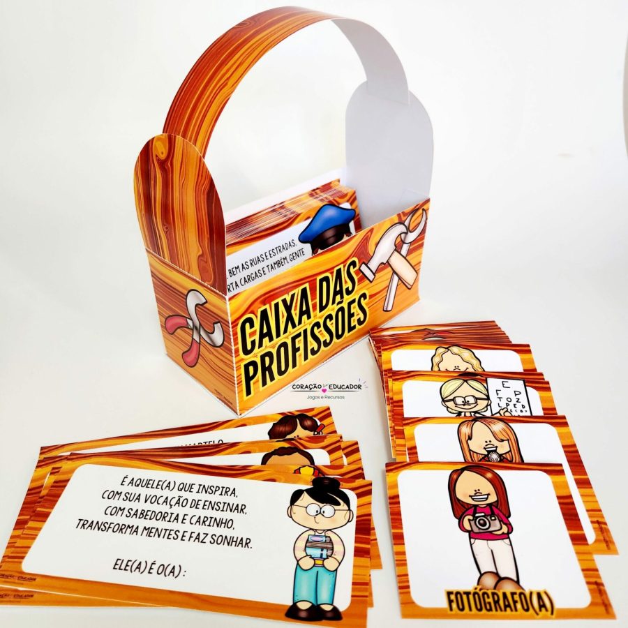 Caixa das Profissões - Dia do Trabalho - Pedagogia de Ideias Caixa das Profissões - Dia do Trabalho