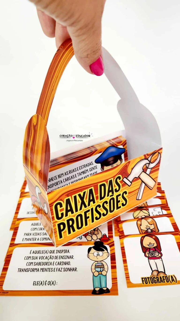 Caixa das Profissões com 92 Cartões — foto 3