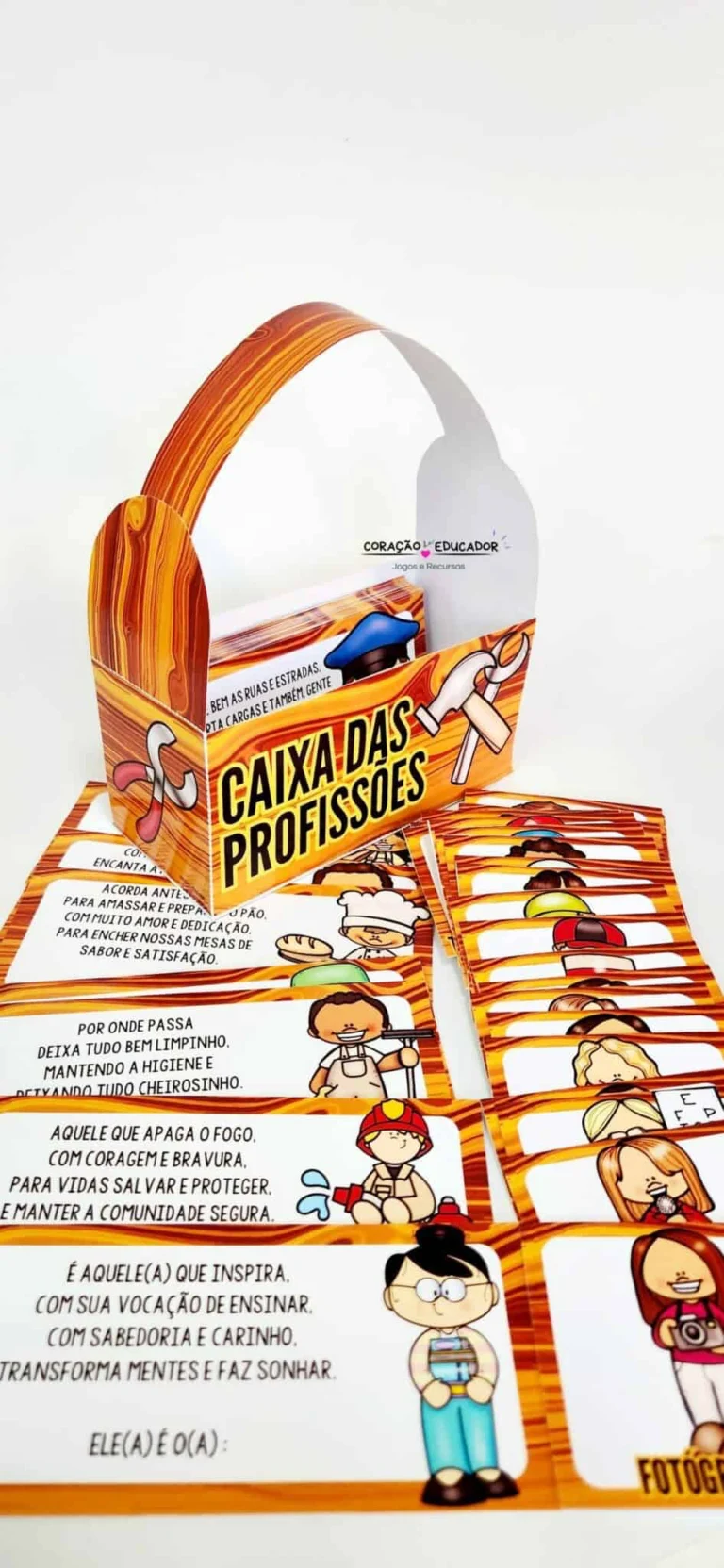 Caixa das Profissões com 92 Cartões — foto 4