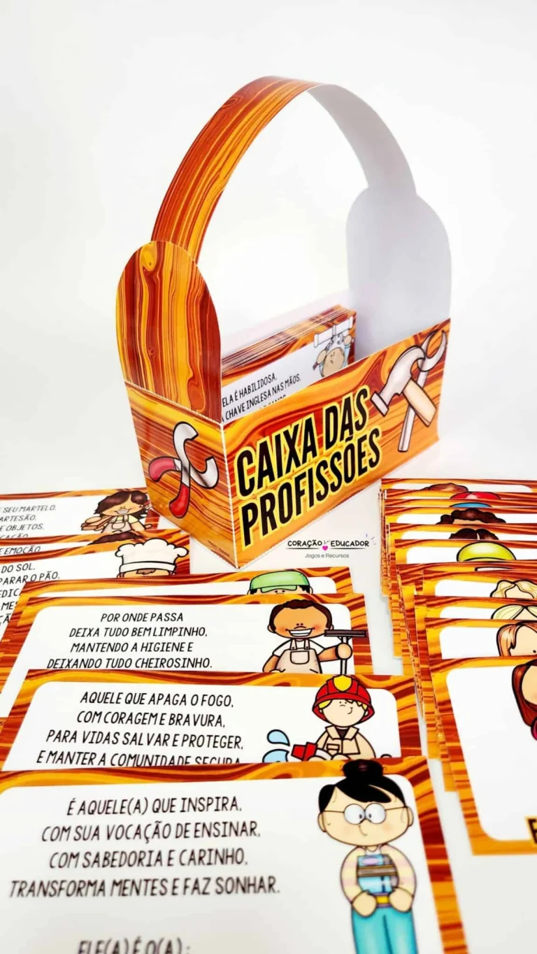 Caixa das Profissões com 92 Cartões — foto 6