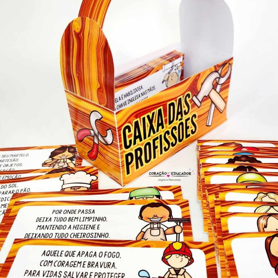 Caixa das Profissões - Dia do Trabalho - Pedagogia de Ideias Caixa das Profissões - Dia do Trabalho