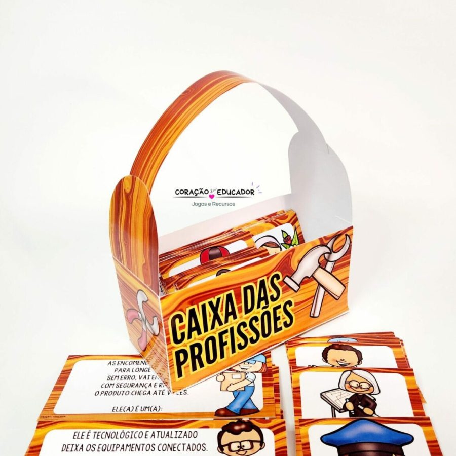 Caixa das Profissões - Dia do Trabalho - Pedagogia de Ideias Caixa das Profissões - Dia do Trabalho