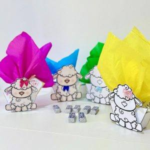 Caixinhas de Páscoa – Tema Cordeirinho - Páscoa
