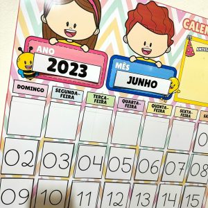 Calendário de Parede Interativo - Apoio Visual - Pedagogia de Ideias Calendário de Parede Interativo - Apoio Visual