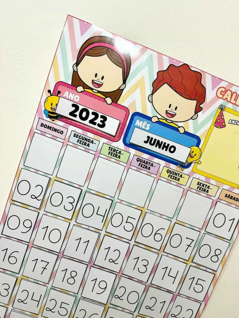 Calendário de Parede Interativo com Peças Móveis — foto 6