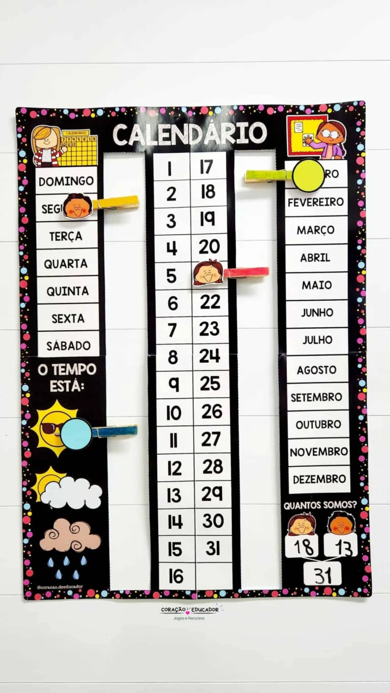 Calendário Interativo Cores com Clima e Estações — foto 3