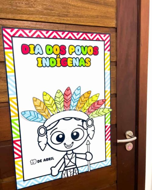 Cartaz Colaborativo Dia dos Povos Indígenas - Dia dos Povos Indígenas