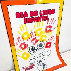 Cartaz Colaborativo - Emília - Dia Nacional do Livro Infantil